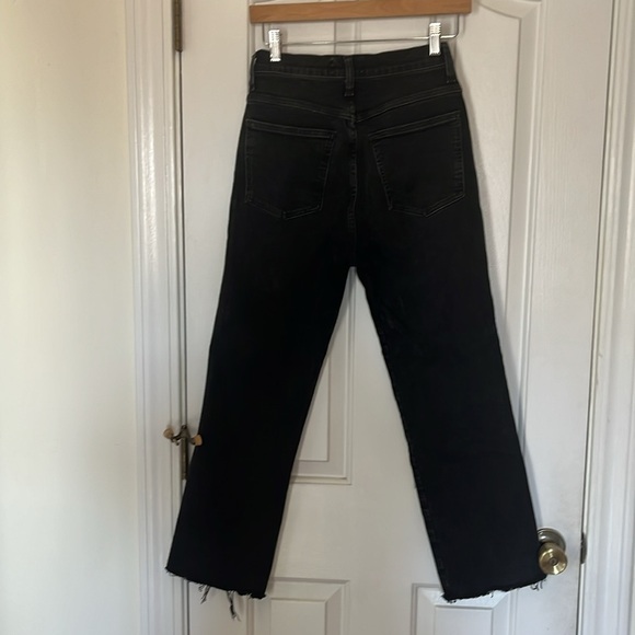 Agolde | Pinch Waist High Rise Washed Black Size 26/2 90s Straight Leg Y2K - Picture 9 of 14